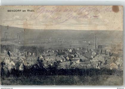 56170 W5413 Bendorf , Rhein Foto AK Blick auf Bendorf - 51792198