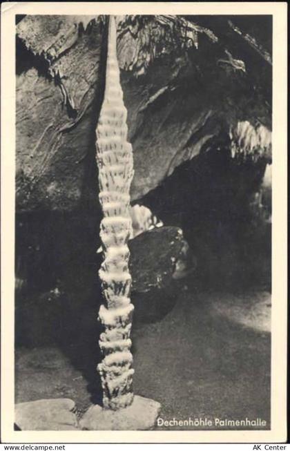 58636 W5860 Iserlohn 1953 - Iserlohn, Dechenhöhle, Palmenhalle,Karl Wagn... - 20013141