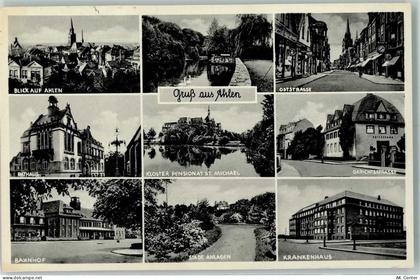 59227 W4730 Ahlen , Westf - Rathaus Bahnhof Kloster Pensionat St. Michae... - 13139322