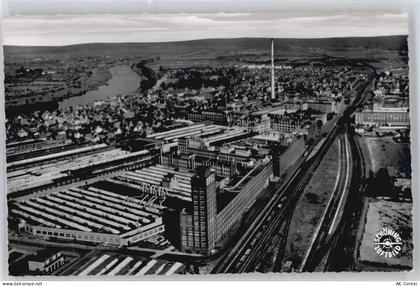 65428 W6090 Rüsselsheim - Fliegeraufnahme Panorama Fluss - 50550178
