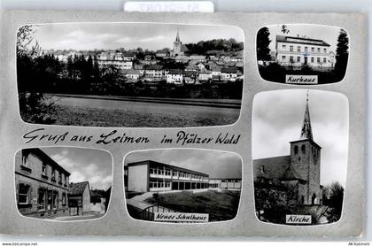 66978 W6781 Leimen , Pfalz - Schulhaus Kirche Kurhaus - 51591087