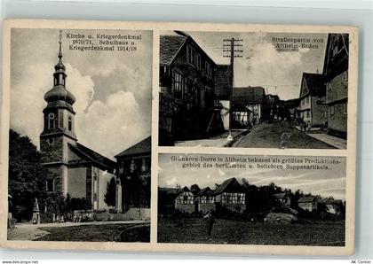 74731 W6968 Altheim , Bauland Gebrauchsspuren Kirche Kriegerdenkmal Grün... - 13516345