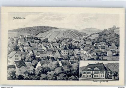 74740 W6962 Adelsheim Künstlerkarte Bezirksparkasse - 51389249