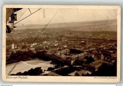 76437 W7550 Rastatt 1914 Foto AK Zeppelinaufnahme Blick auf Rastatt Zepp... - 13662262
