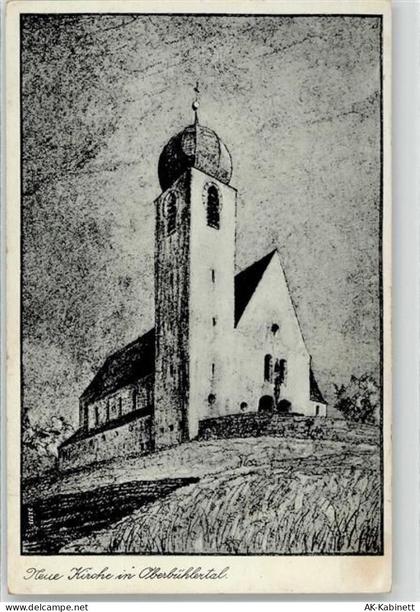 77830 W7582 Bühlertal Radierung Kirche - 52051838