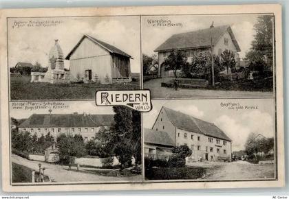 79777 W7899 Riedern am Wald 1907 - Österr. Kriegerdenkmal Kapelle Warenh... - 13605361