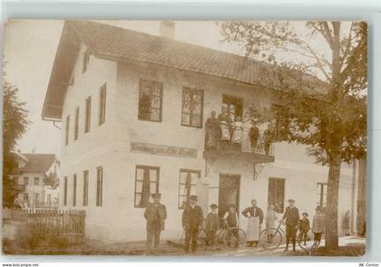 84307 W8330 Eggenfelden 1910 Privatfoto AK Handlung Elise Kandl Fahrrad ... - 13605766