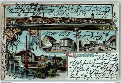 85077 W8072 Manching 1904 Lithographie Gebr. Krauss Kunstmühle Forster K... - 13605752