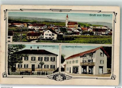 85229 W8062 Glonn , Kr Dachau 1915 - Knabenschule Kaufhaus Birmelln - 13641961