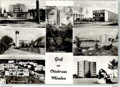 85521 W8012 Ottobrunn - Ev. Kirche Bundeswehrsiedlung Wohnblock St.Magda... - 52194752