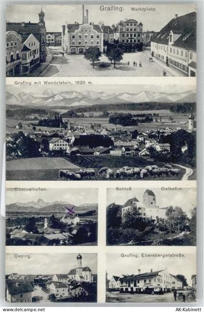 85567 W8018 Grafing b. München - Marktplatz, Schloss, Ebersbergerstrasse... - 51214108