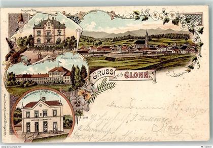 85625 W8019 Glonn , Kr Ebersberg, Oberbay 1900 Lithographie Kaufhaus Bir... - 13628807