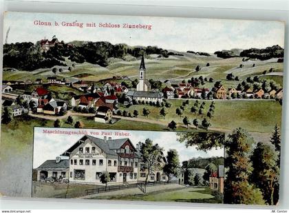 85625 W8019 Glonn , Kr Ebersberg, Oberbay 1915 - Schloß Zinneberg Maschi... - 13633012
