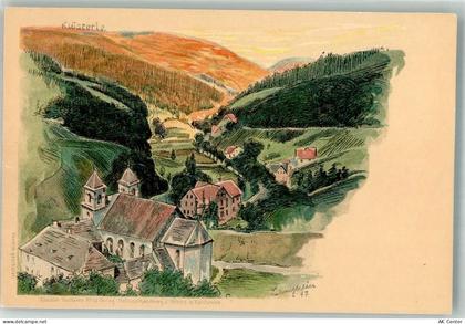 88368 W7961 Klösterle Lithographie sign. Langheim - 13999420
