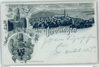 88662 W7770 Überlingen , Bodensee - Rathaus, Löwenzunft, Wappen - 51087060