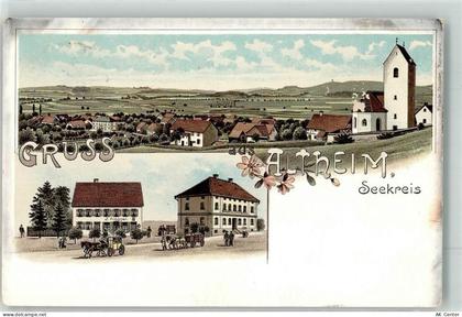 88699 W7771 Altheim , Linzgau 1902 - Gasthaus - 13625664