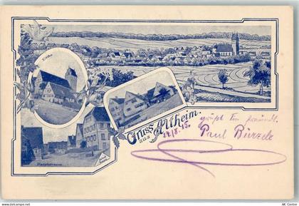 89174 W7901 Altheim Alb 1915 - Kirche Bauernhof Hauptstraße Schulhaus - 13613066