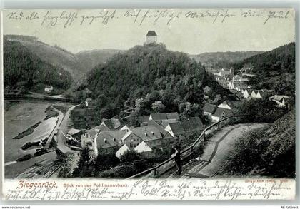 95213 W8660 Ziegenrück 1904 - Pohlmannsbank Aussichtsweg - 39357704