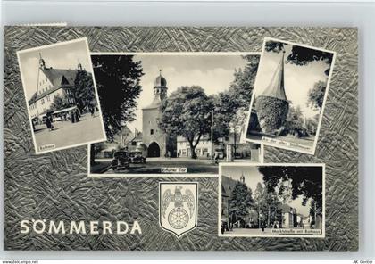 99610 O5230 Sömmerda - Rathaus Stadtmauer Erfurter Tor Marktstrasse - 10044786