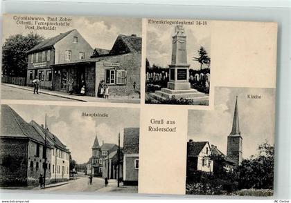 99628 O5231 Rudersdorf b Sömmerda - Kolonialwaren Zober Ehrenkriegerdenk... - 13630668