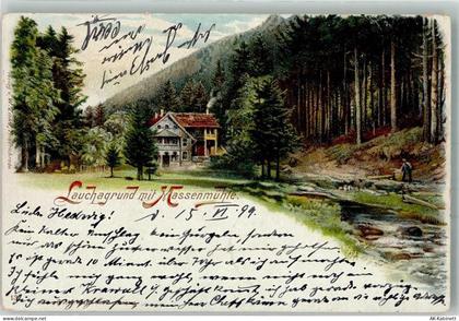 99891 O5808 Tabarz , Thüringerw 1899 Lithographie Massen- Mühle Lauchagr... - 38010361