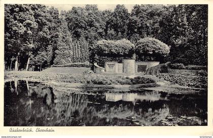 A131 Germany 1956 Quakenbrueck Ehrenhaim lake vintage postcard