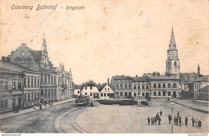 B58775 Oderberg bahnhof Ringplatz  germany