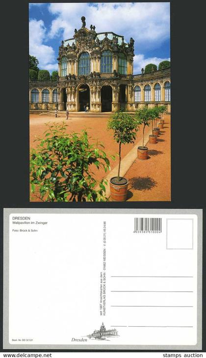 Germany Dresden Wallpavillon im Zwinger Foto Brueck & Sohn Larger Color Postcard