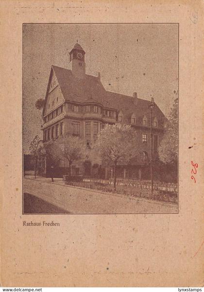 Germany Frechen Philatelic Club Stamps Exhibition 1947 postcard