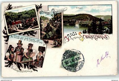 Höllental 1909 - Tracht Schwarzwälderinnen St. Ottilien Hirschsprung im ... - 51831384