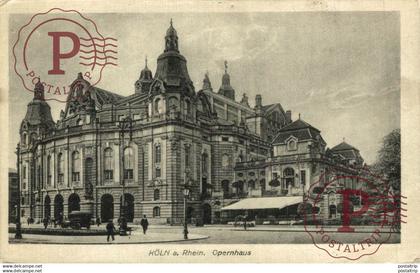 KÖLN AM RHEIN OPERNHAUS ALEMANIA GERMANY DEUTSCHLAND TEATRO THEATER  theatrecollection