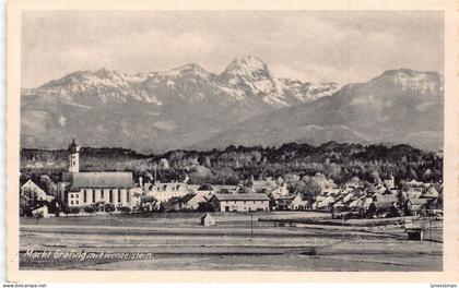 L306 Germany Markt Grafing Mit Wendelstein Mountains vintage postcard