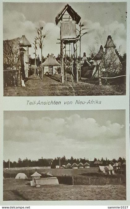 Los  vom 14.05  Ansichtskarte Neu-Afrika in Ahrensdorf bei Templin  1934