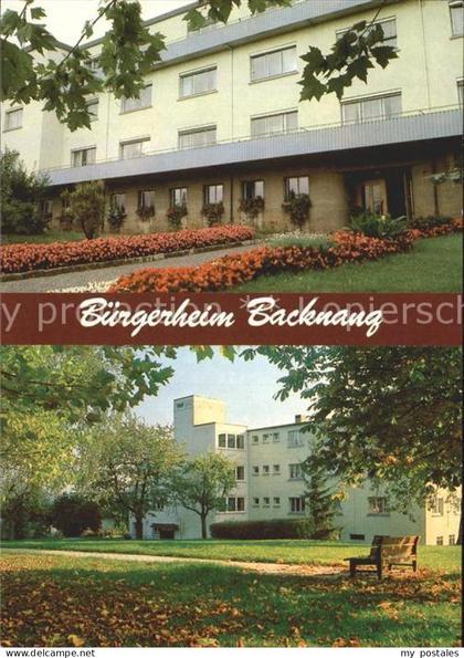 Backnang Buergerheim Altenheim
