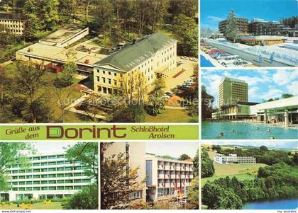 Arolsen Bad Dorint Schlosshotel Arolsen Fliegeraufnahme Freibad Teilansichten