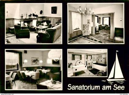 Bederkesa Bad Sanatorium am See Gastraum Kaminzimmer Kuranwendung