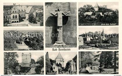 Bad Bentheim Schloss Innenhof Schlossturm Herrgott von Bentheim Pulverturm Schlo