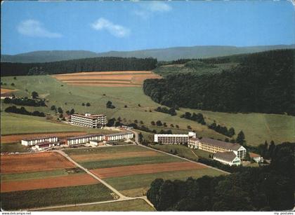 Bad Berleburg Fliegeraufnahme Haus Berleburg Sanatorium Fredensborg Odebornklini