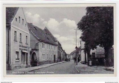 39013018 - Bad Bibra mit Lauchaer Strasse gelaufen von 1940. Gute Erhaltung.