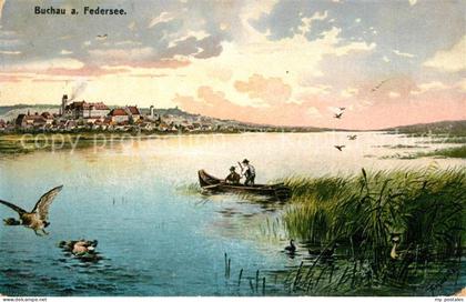 Buchau Federsee Bad Panorama