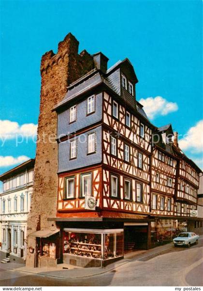 Bad Camberg Untertorturm Fachwerkhaeuser