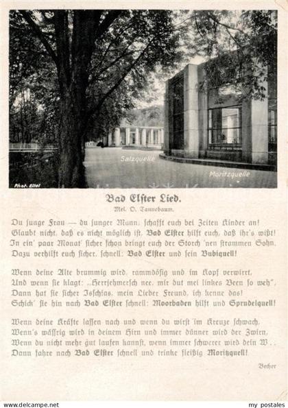 Bad Elster Salzquelle Moritzquelle Elster Lied