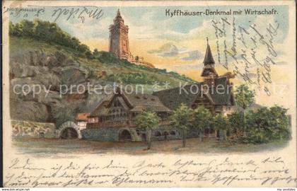 42468733 Kyffhaeuser Kaiser Wilhelm Denkmal Gaststaette Kyffhaeuser