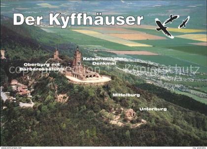 Kyffhaeuser Kaiser-Wilhelm-Denkmal Oberburg mit Barbarossaturm