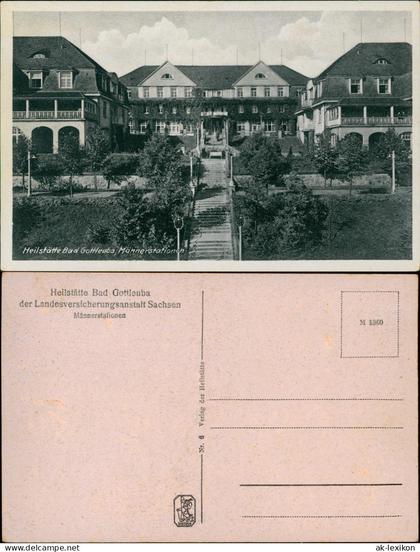 Bad Gottleuba-Bad Gottleuba-Berggießhübel Heilstätte Männerstationen 1948