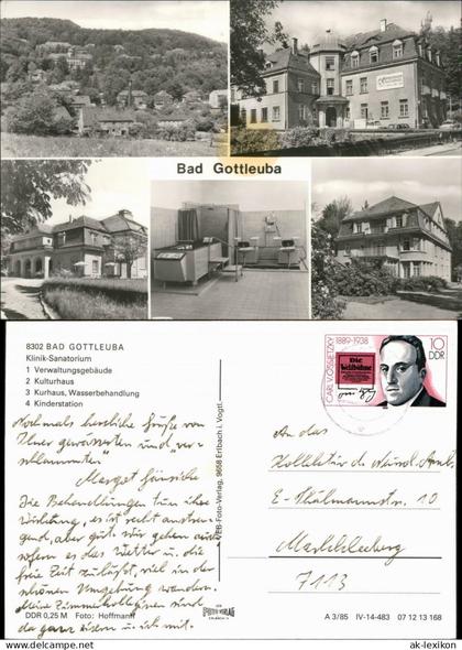 Bad Gottleuba-Bad Gottleuba-Berggießhübel Klinik-Sanatorium 1985