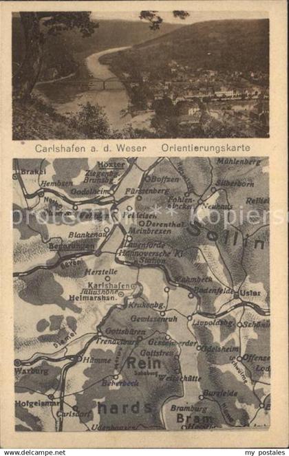 Karlshafen Bad Orientierungskarte