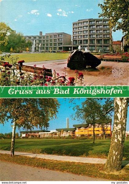 Bad Koenigshofen Kurhotel Promenade Brunnen Kurzentrum