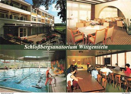 Laasphe BAD LAASPHE Schlossbergsanatorium Wittgenstein Restaurant Hallenbad Kebe