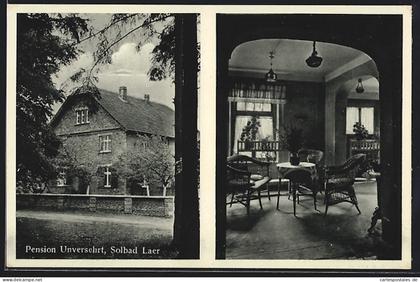 AK Bad Laer, Pension Unversehrt mit Innenansicht